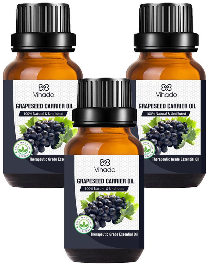 

Vihado Hair Grapeseed Oil 10 ml Pack of 3
