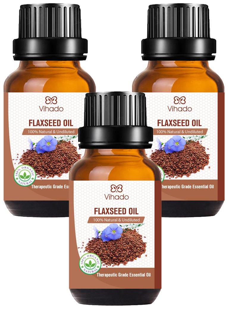 

Vihado Hair Flaxseed Oil 10 ml Pack of 3