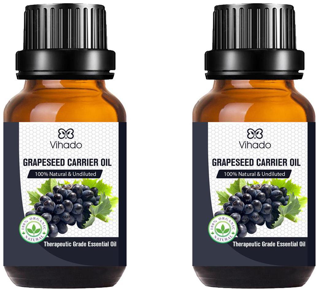 

Vihado Hair Grapeseed Oil 10 ml Pack of 2