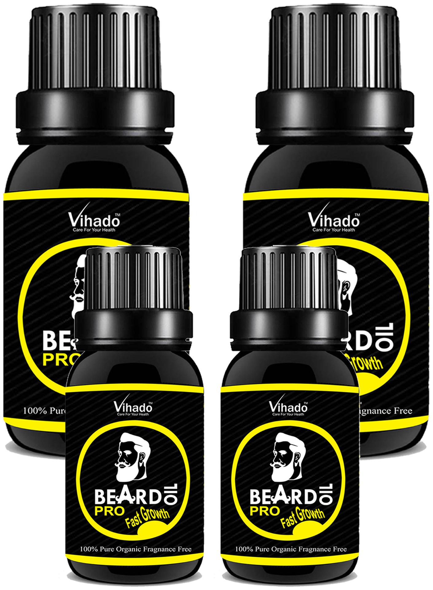 

Vihado Mooch and Beard Oil PRO Faster Growth (25 ml ) (Pack of 4)