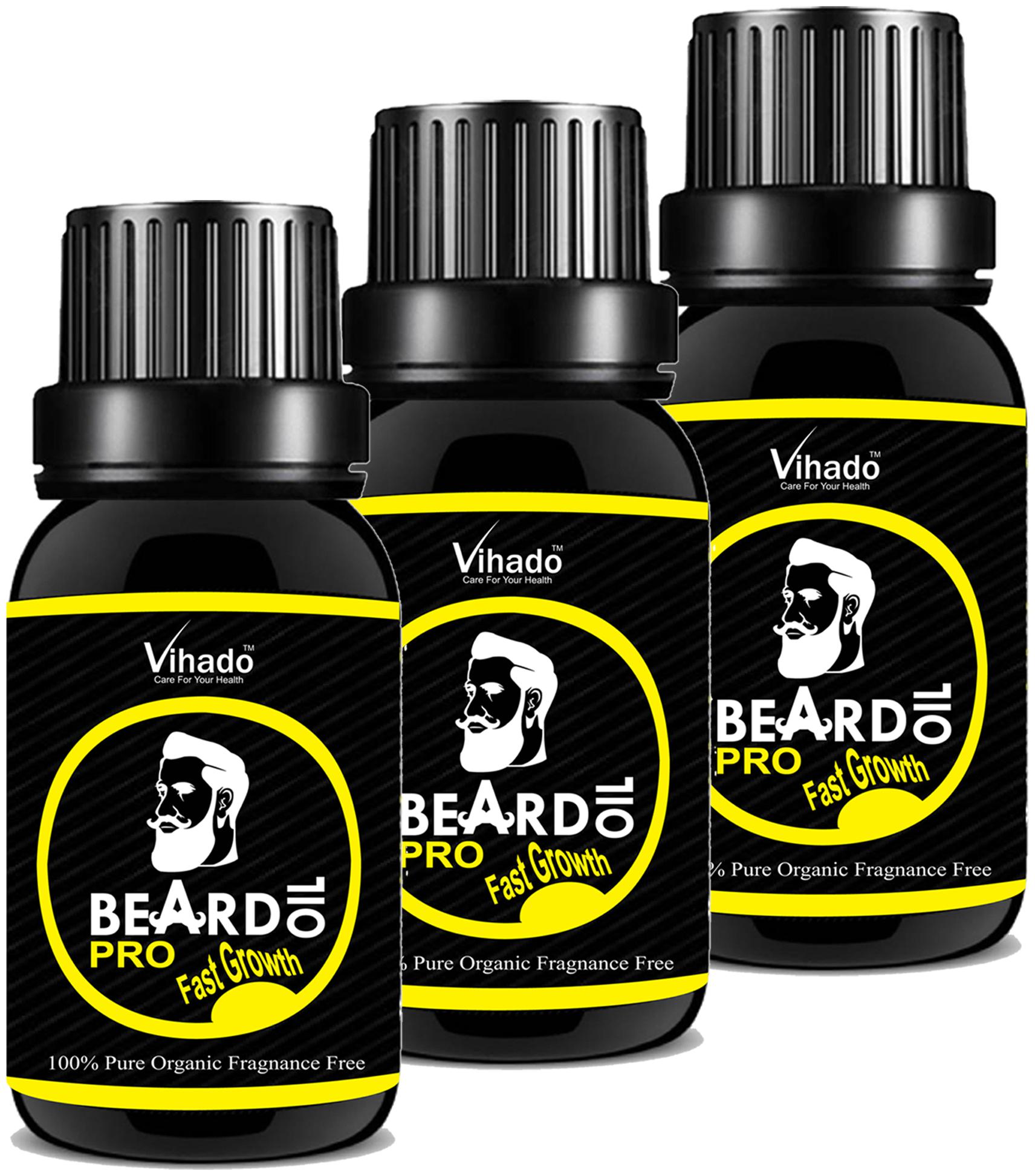 

Vihado Mooch and Beard Oil PRO Faster Growth (25 ml) (Pack of 3)