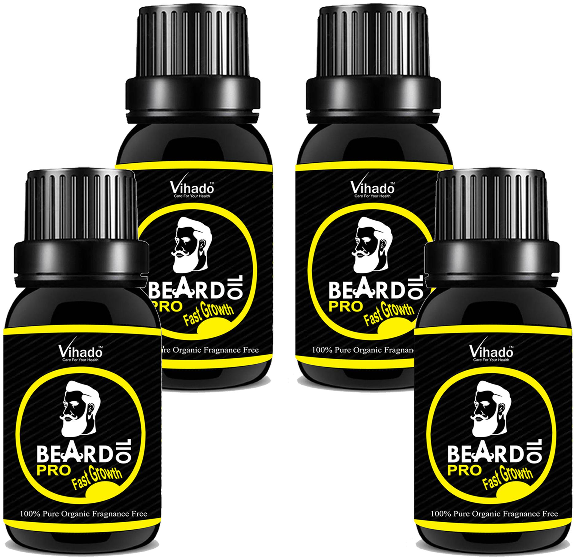 

Vihado Natural Beard Oil PRO Faster Growth (20 ml) (Pack of 4)