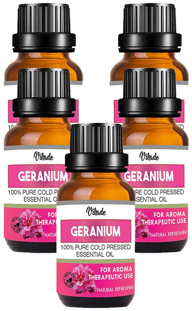 

Vihado Premium 100 Pure Geranium oil Essential Oil (30 ml) (Pack of 5)