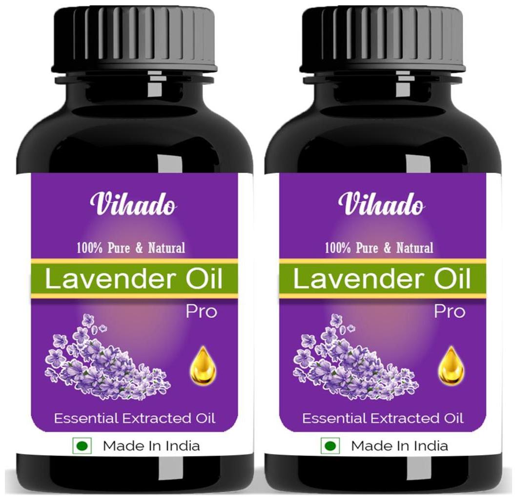 

Vihado Pure Natural Lavender Oil 25 ml Pack of 2