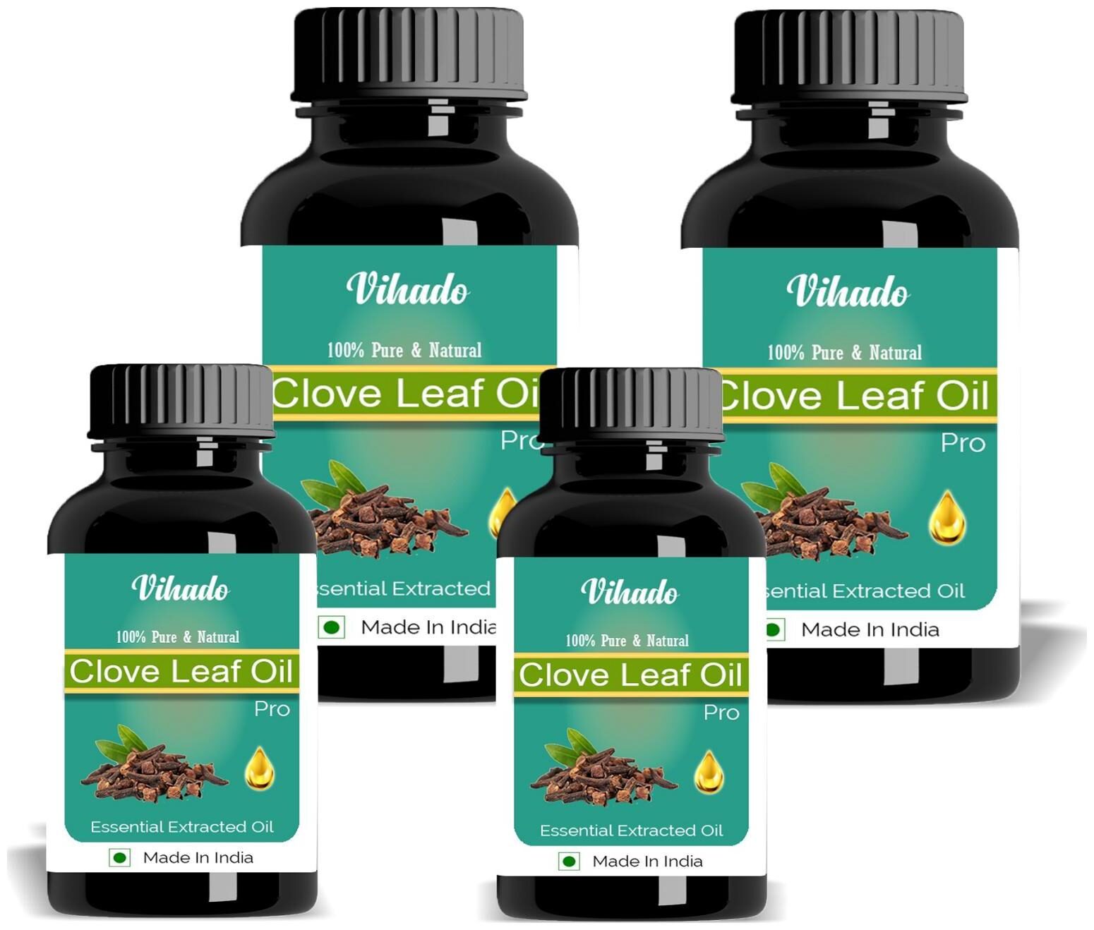 

Vihado Pure Natural Clove Leaf Oil 25 ml (Pack of 4)