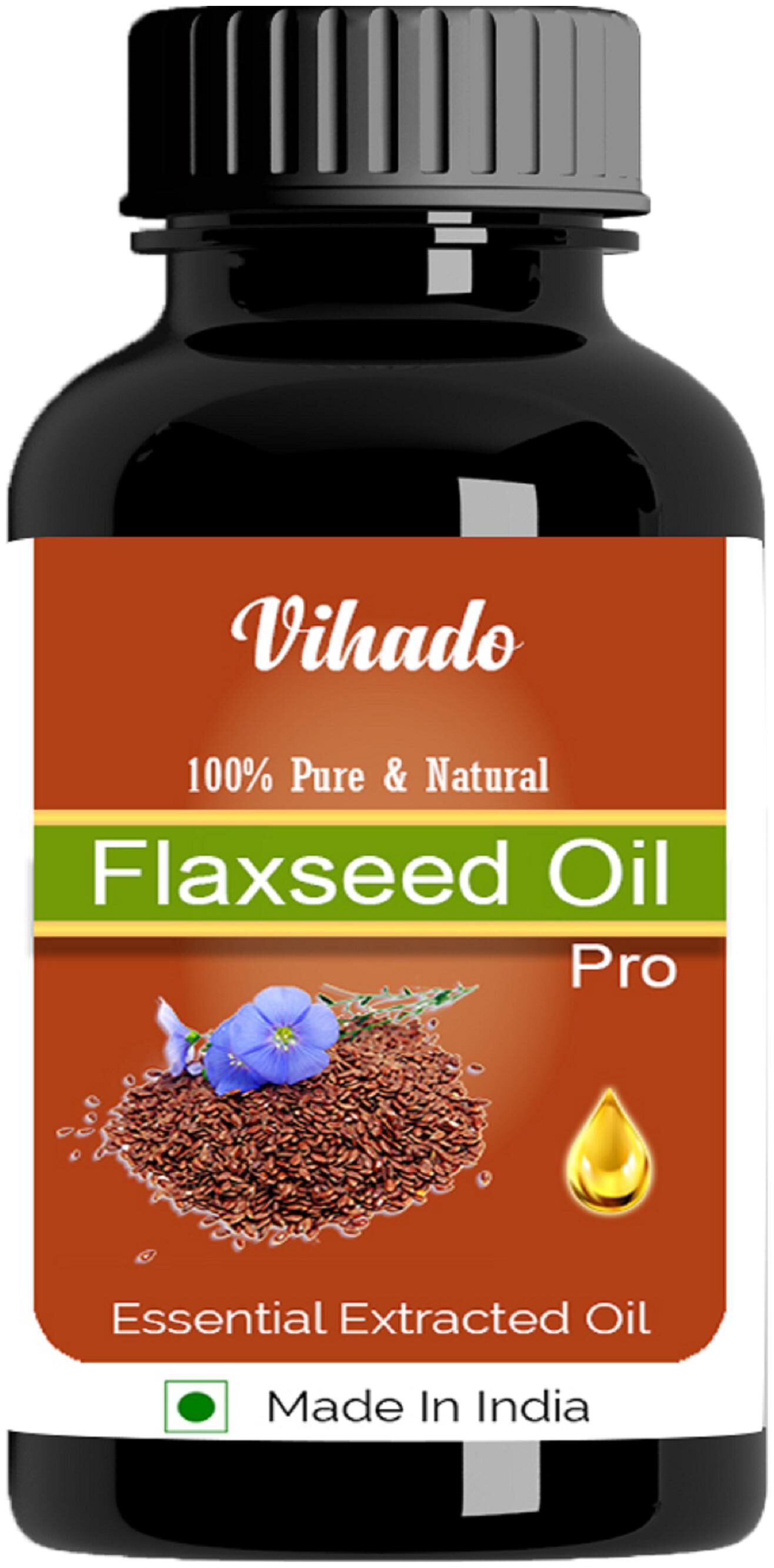 

Vihado Pure Natural Flaxseed Oil 30 ml Pack of 1