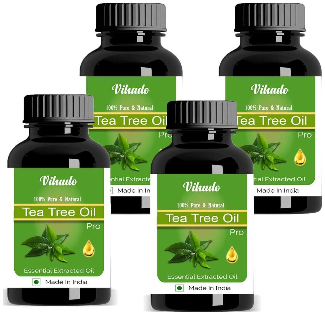 

Vihado Pure Natural Tea Tree Essential Oil 5 ml Pack of 4