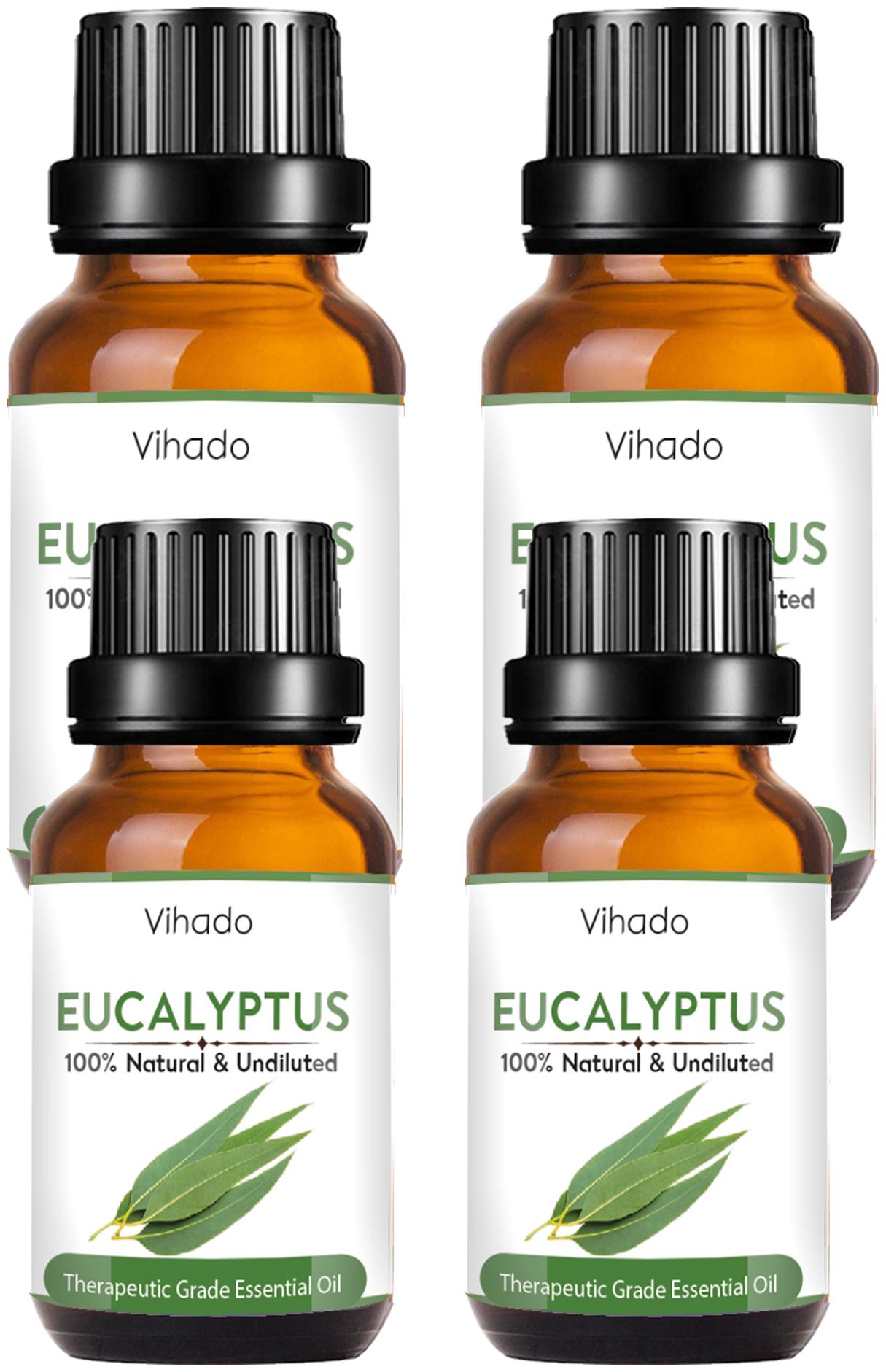 

Vihado Pure Eucalyptus Essential Oil (10 ml) (Pack Of 4)