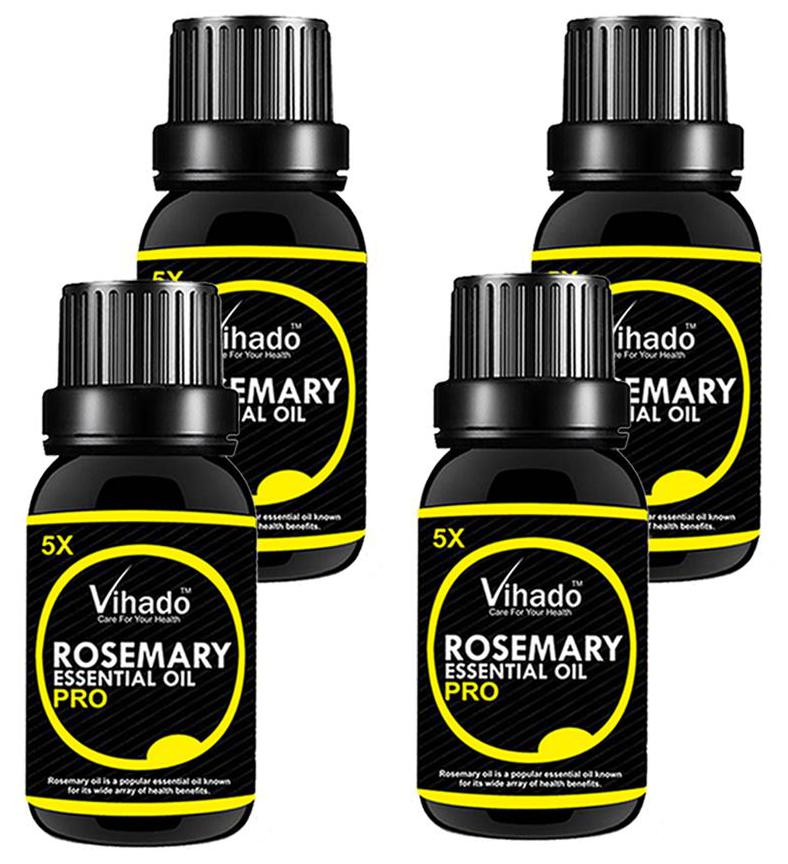 

Vihado Rosemary Essential Oil 5x Fast (15 ml) (Pack of 4)