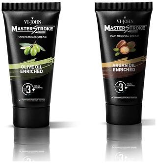 Buy Vijohn Master Stroke Men Hair Removal Cream Olive Argen Oil