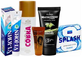Buy Vijohn Men Personal Gromming Kit Shaving Cream Classic 125g