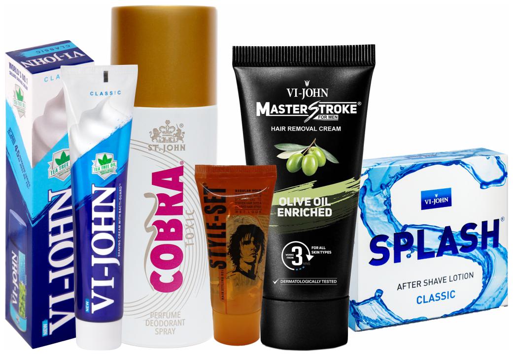Buy Vijohn Men Personal Gromming Kit Shaving Cream Tropical Lime