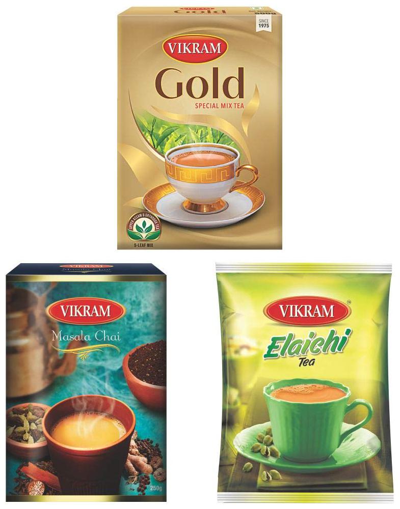 

Vikram Goldmix 500 g Masala 250 g and Elaichi Dust Tea 250 g Combo ( Pack of 3 )