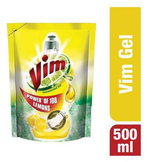 

Vim Dishwash Liquid - Lemon 500 ml