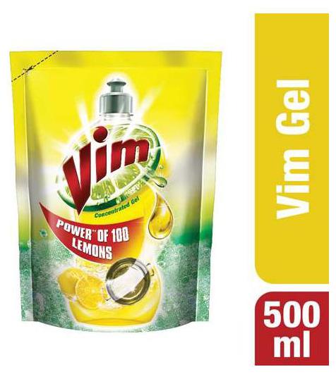 

Vim Dishwash Liquid - Lemon 500 ml