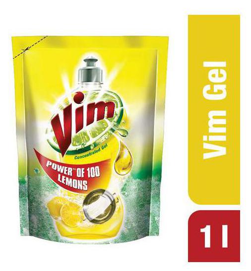 

Vim Dishwash Gel - Lemon 1 L