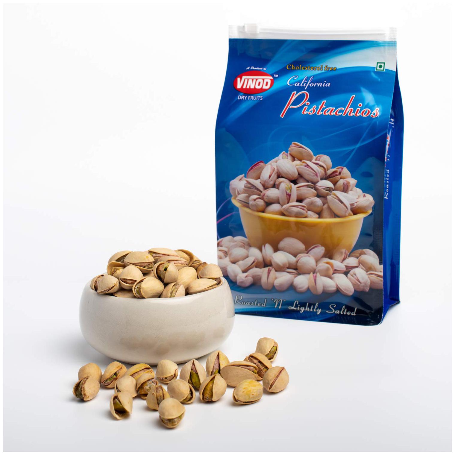 

Vinod California Roasted Lightly Salted Pistachios 250 g