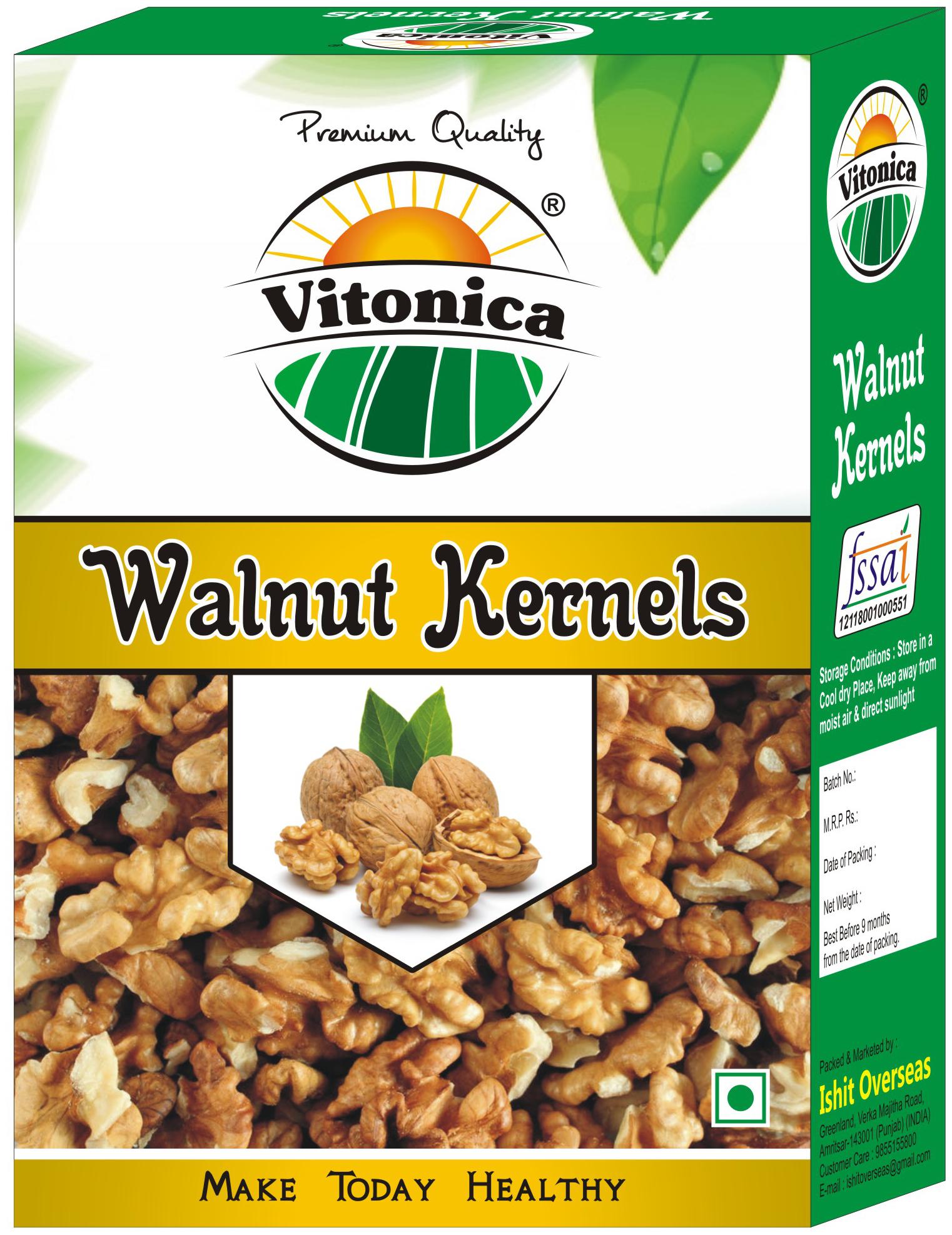 

Vitonica Premium Walnut Kernel Quarter 250g Each (Pack Of 1)