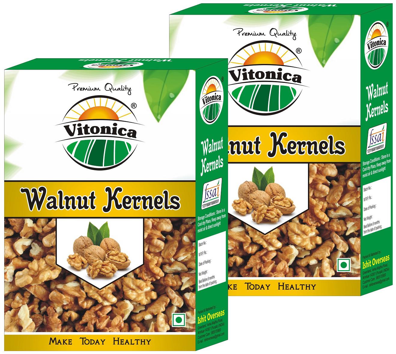 

Vitonica Premium Walnut Kernel Snow White 200g Each (Pack of 2)
