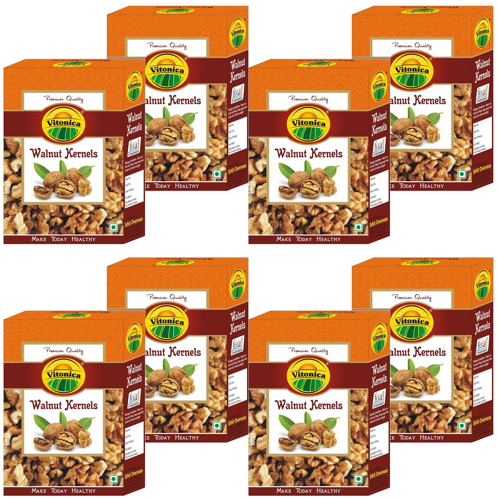 

Vitonica Premium Brown Walnut Kernel 250g Each (Pack of 8)