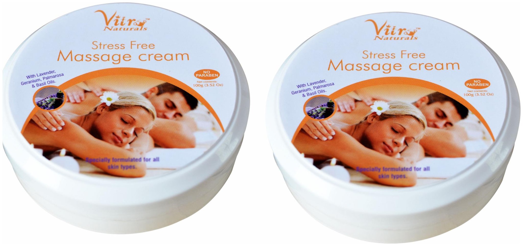 

Vitro Massage Cream (Stress Free) 100 g Set of 2