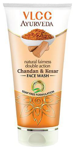 

Vlcc Ayurveda Natural Fairness Double Action Chandan Kesar Face Wash 100 ml