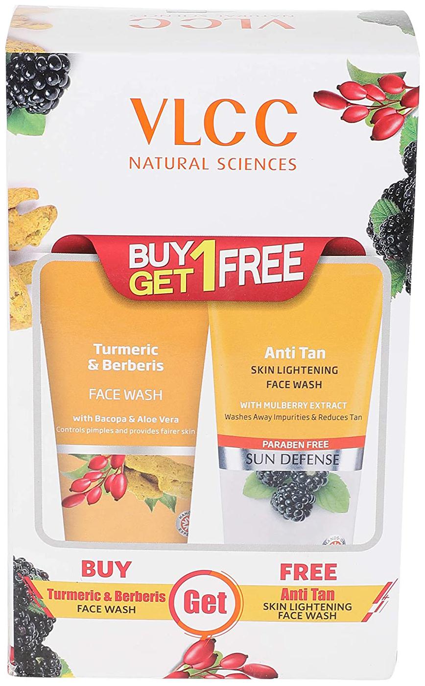 

VLCC Turmeric Berberis Anti Tan Face Wash (300 ml)