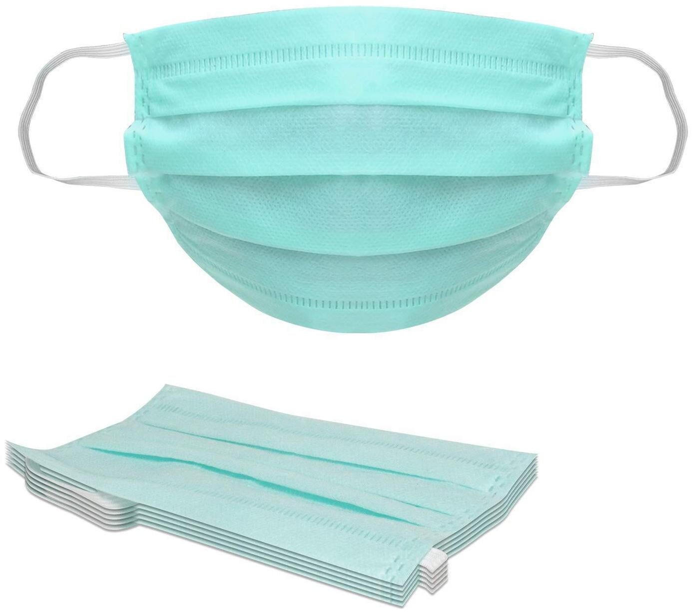 

Vrisa Green 3 Ply Face Mask (Pack Of 10pcs)