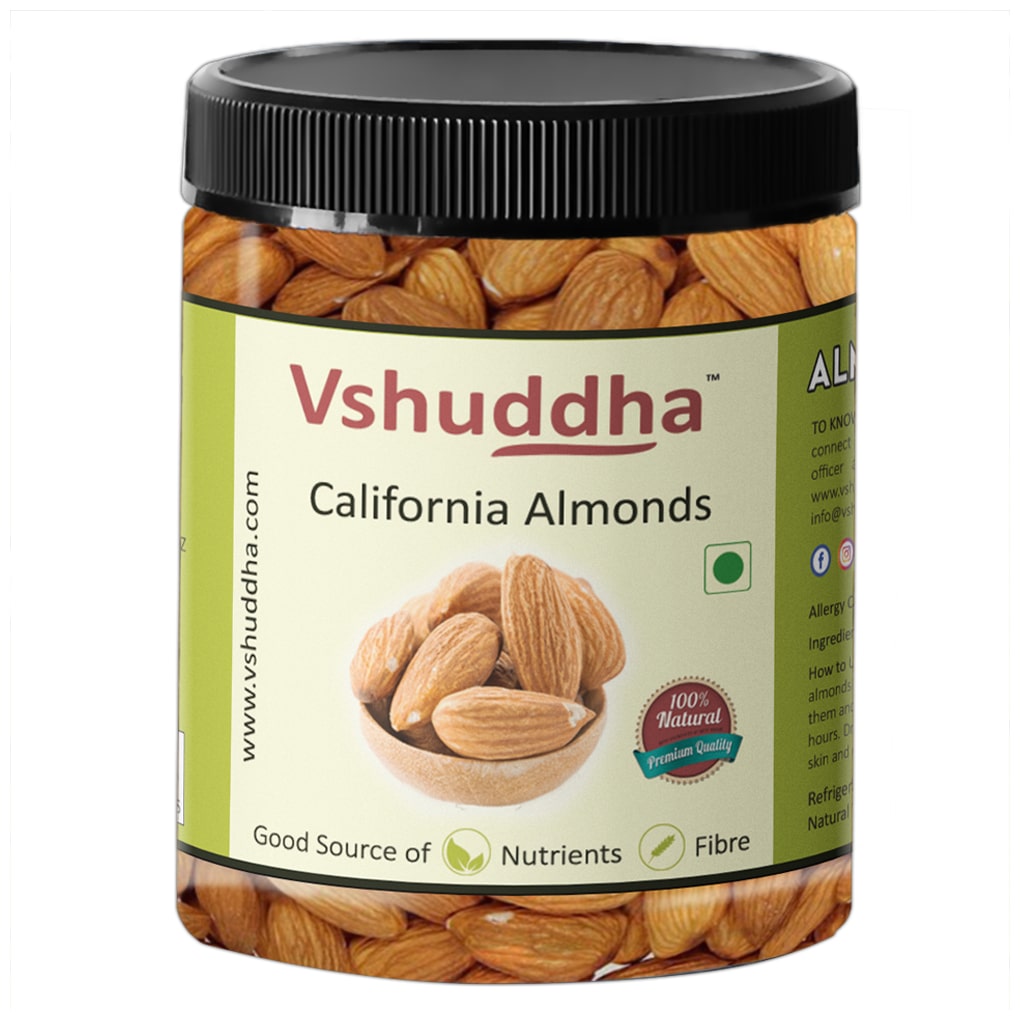 

Vshuddha California Almonds 500 g Pack of 2