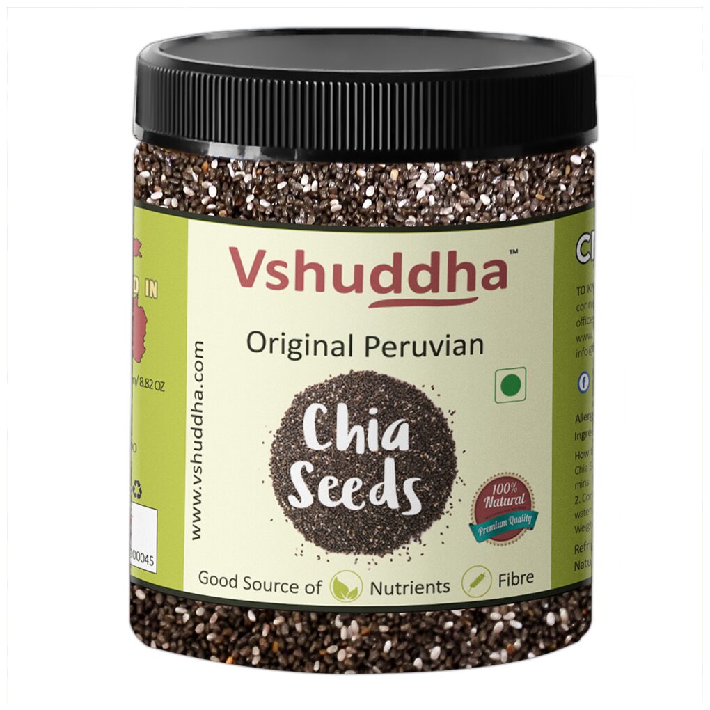 

Vshuddha Chia Seeds 500 g Pack of 2