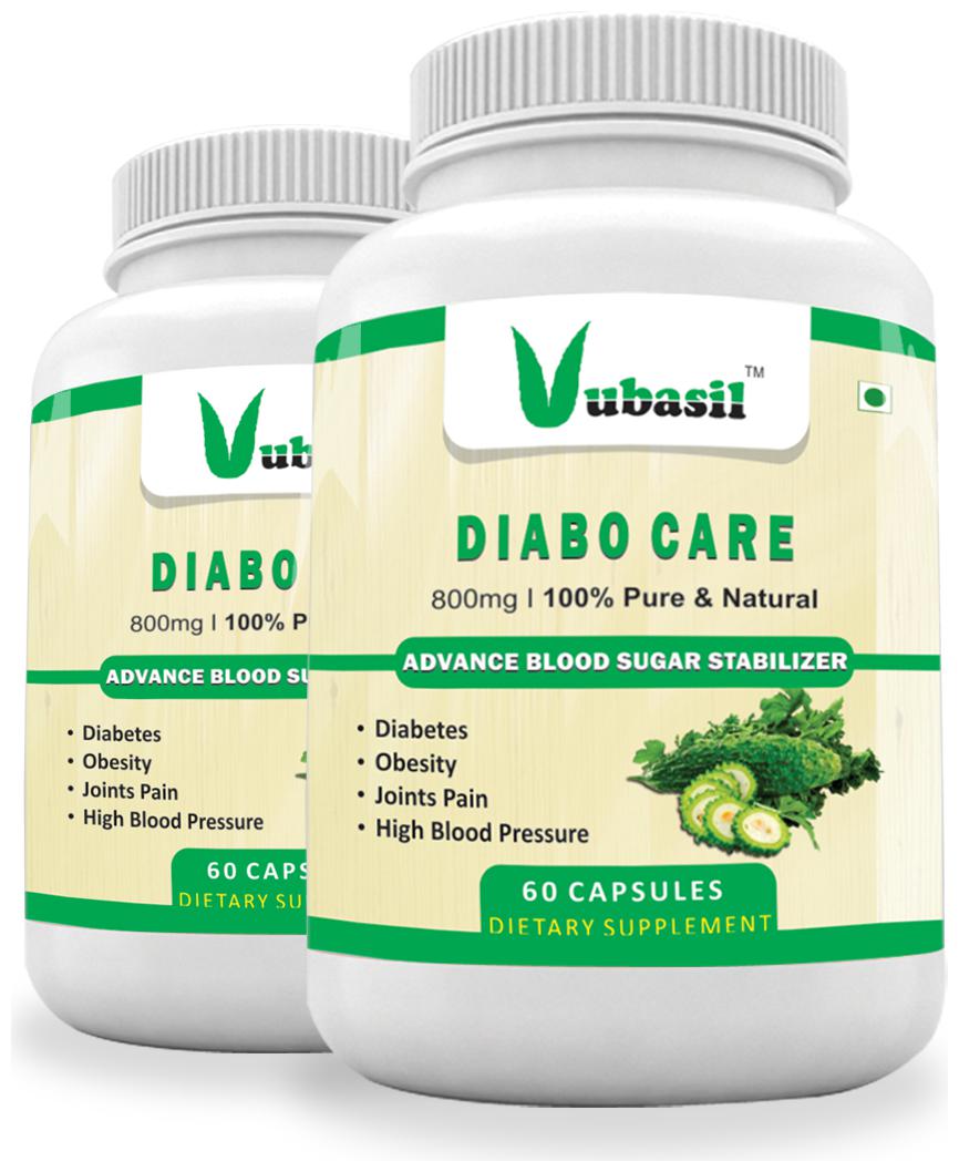 

Vubasil 100 Pure Organic Diabetes Medicine (Jamun Karela Gymnema Ashwagandha) Reduces Joint Pains Fights Diabetes Sugar Knocker Controls Obesity Stabilizes Sugar BP Immunity Booster (120 Capsules)