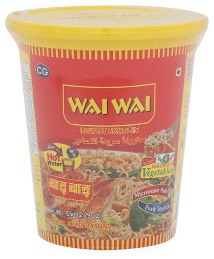 

Wai Wai 1-2-3 Noodles - Chicken Flavour 65 g