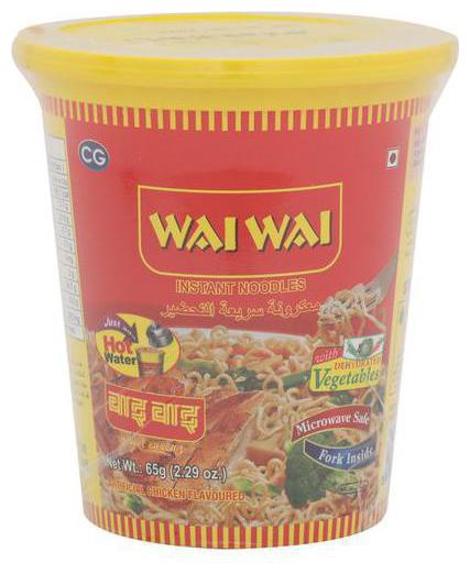 

Wai Wai 1-2-3 Noodles - Chicken Flavour 65 g