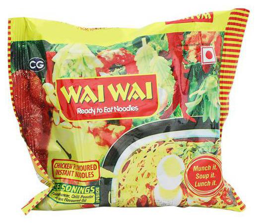 

Wai Wai 1-2-3 Noodles - Chicken Flavour 70 g