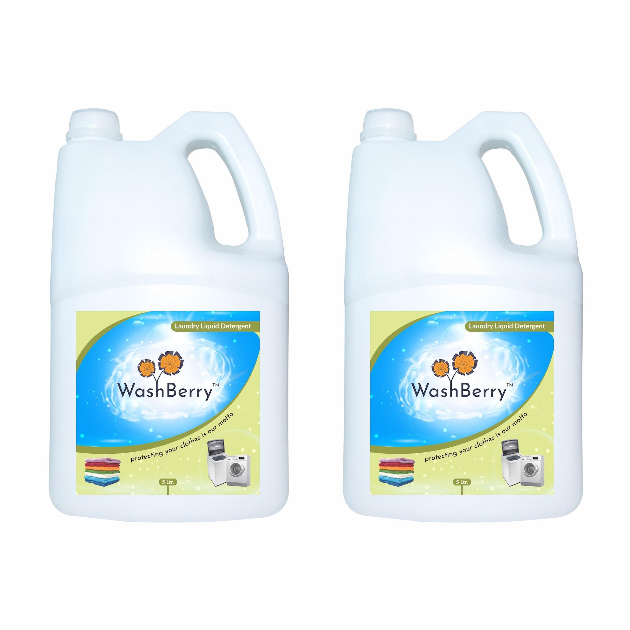 

Washberry Liquid Detergent 5L (Pack Of 2)