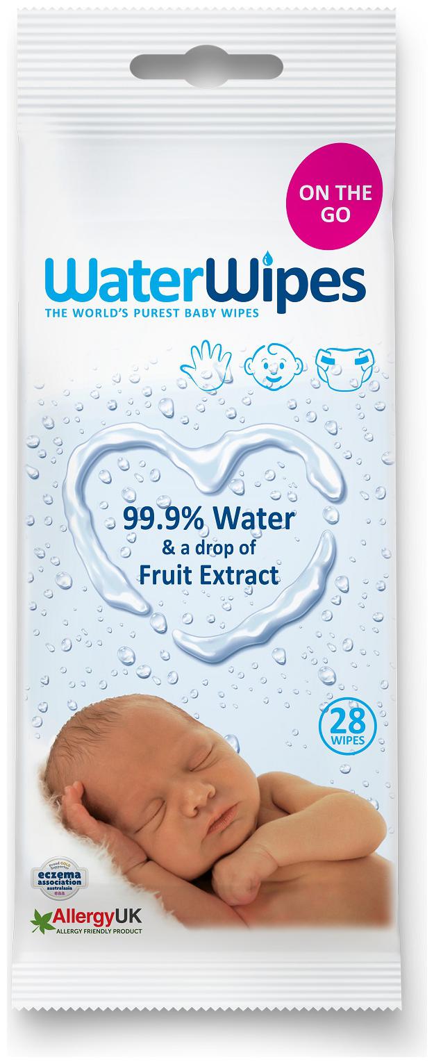 

WaterWipes Worlds Purest Baby Wipes with only 2 ingredients- 28 Wipes