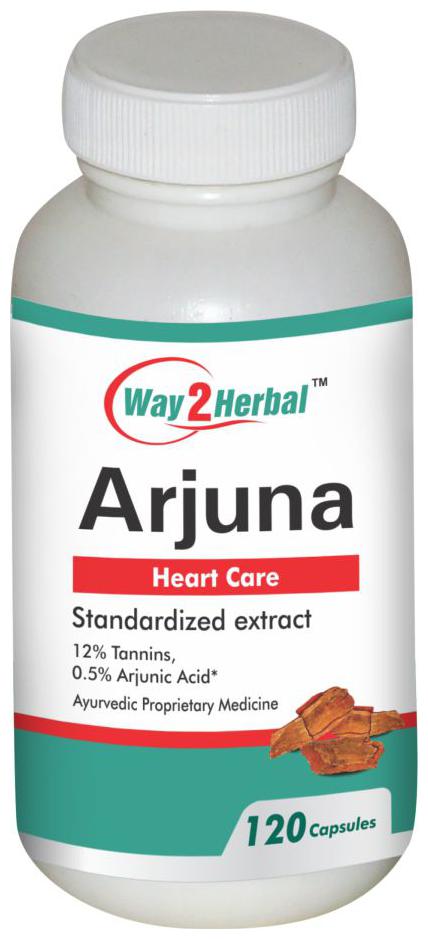 

Way2Herbal Arjuna 120 capsules
