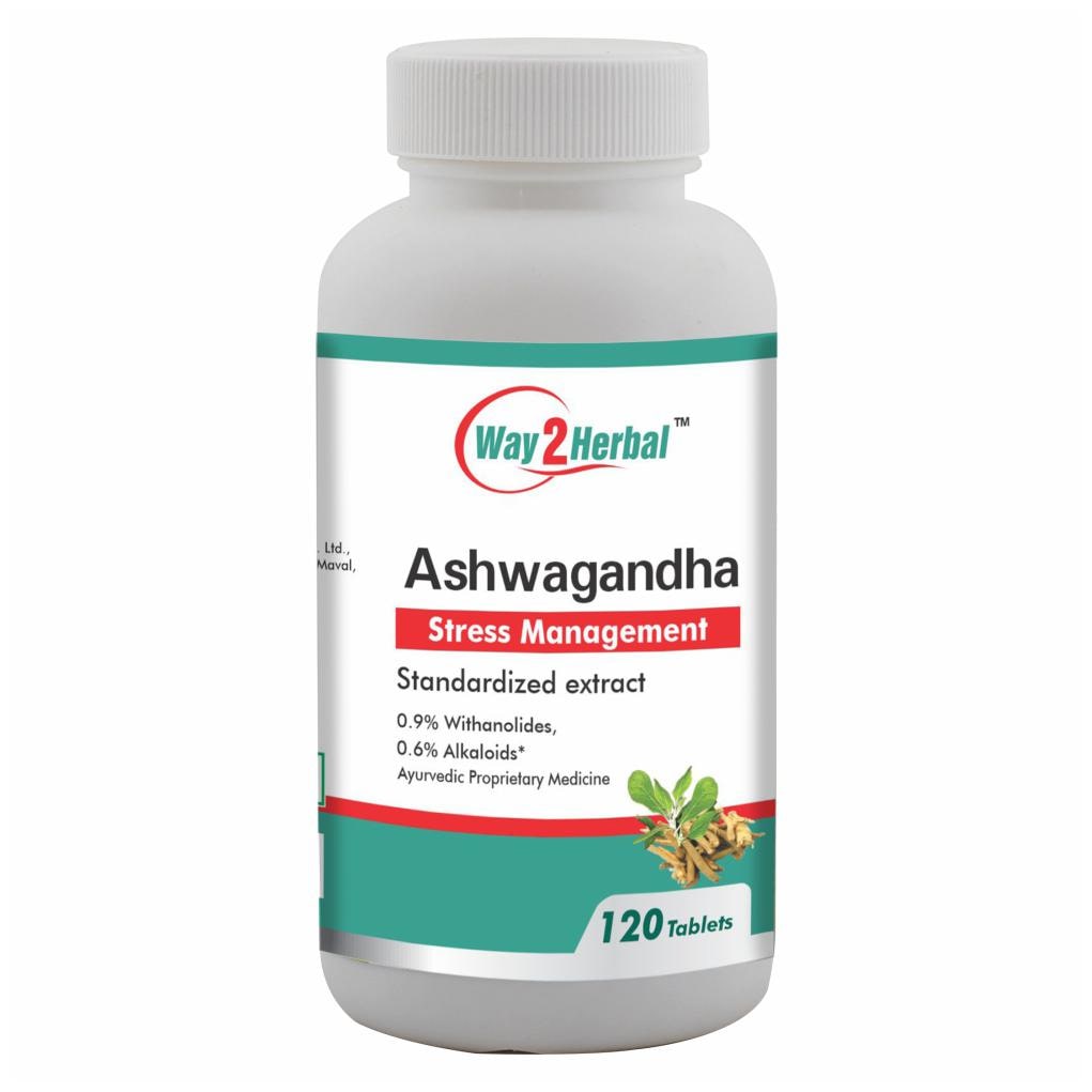 

Way2Herbal Ashwagandha 120 Tablets
