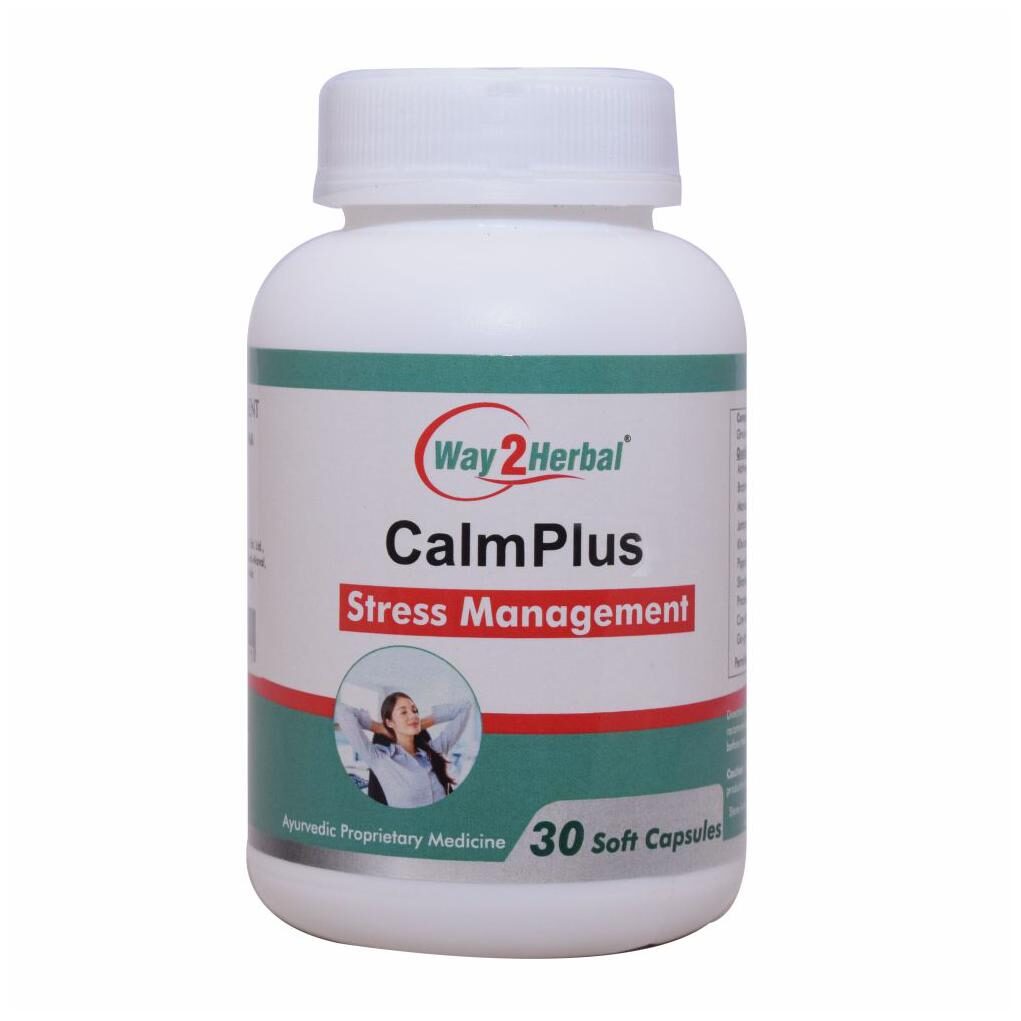 

Way2Herbal Calm Plus - 30 Capsule