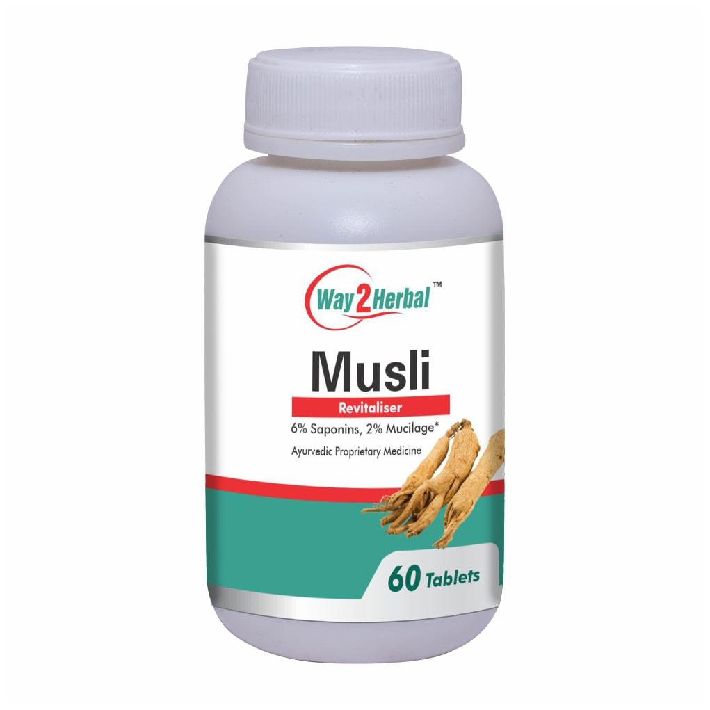

Way2Herbal Musli 60 Tablets