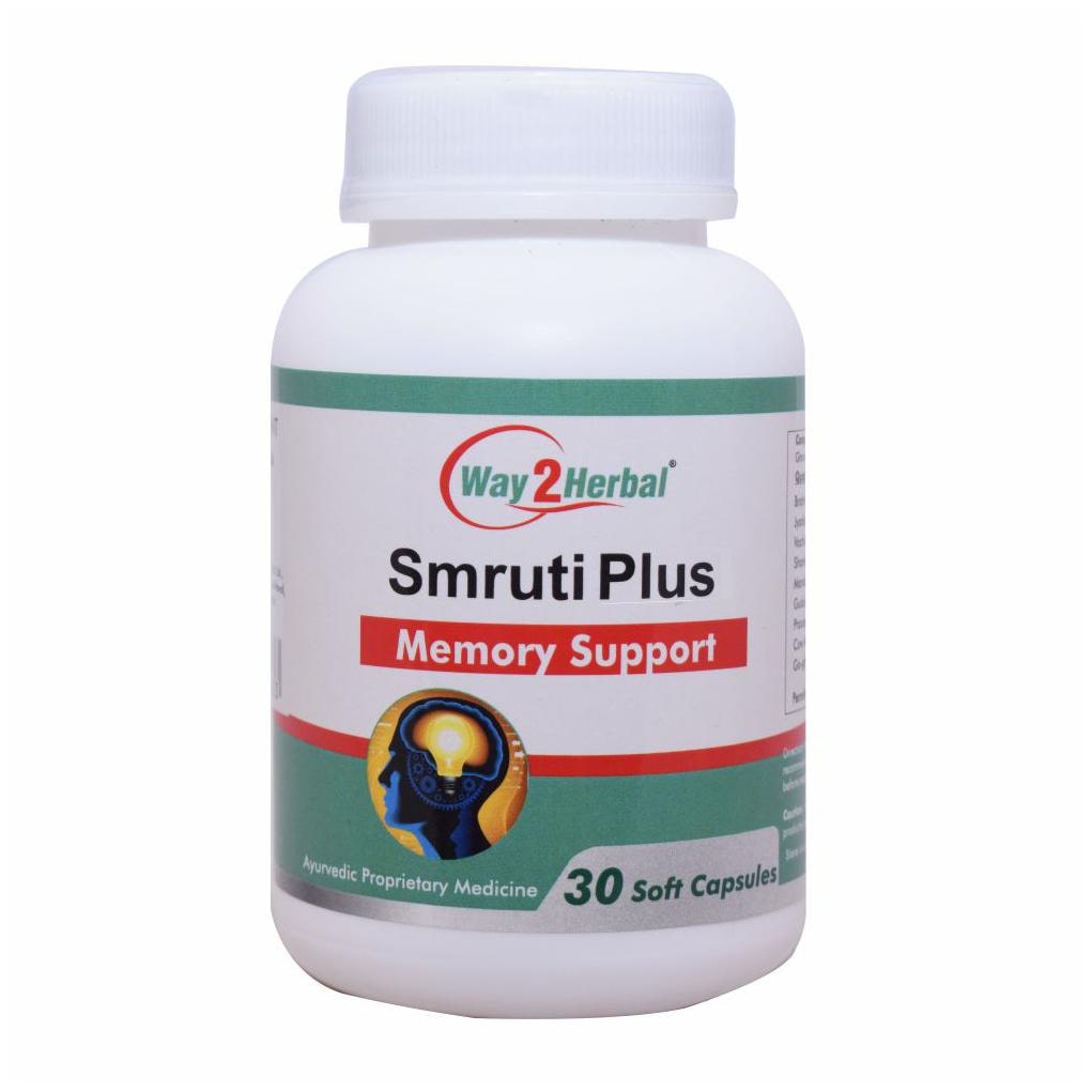 

Way2Herbal Smruti Plus - 30 Capsule