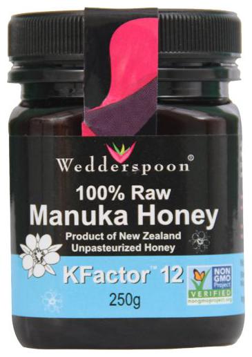 

Wedderspoon Raw Manuka - Honey K Factor 12 250 g