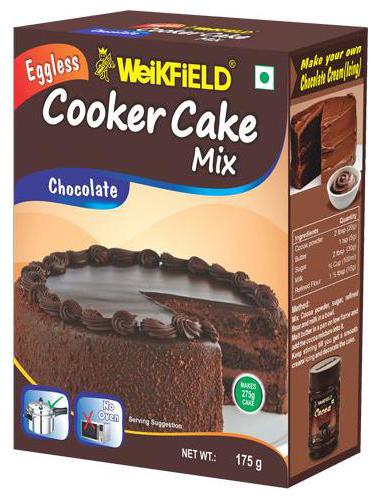

Weikfield Cooker Cake Mix - Chocolate 175 gm