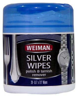 

Weiman Polish Tarnish Remover - Silver Wipes 20 pcs