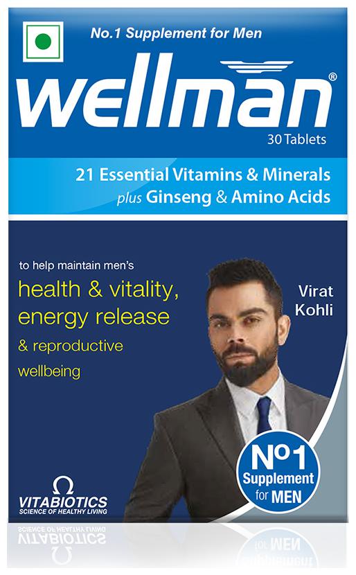 Buy Wellman Multivitamin for Men 30 tablets Online at Low Prices in