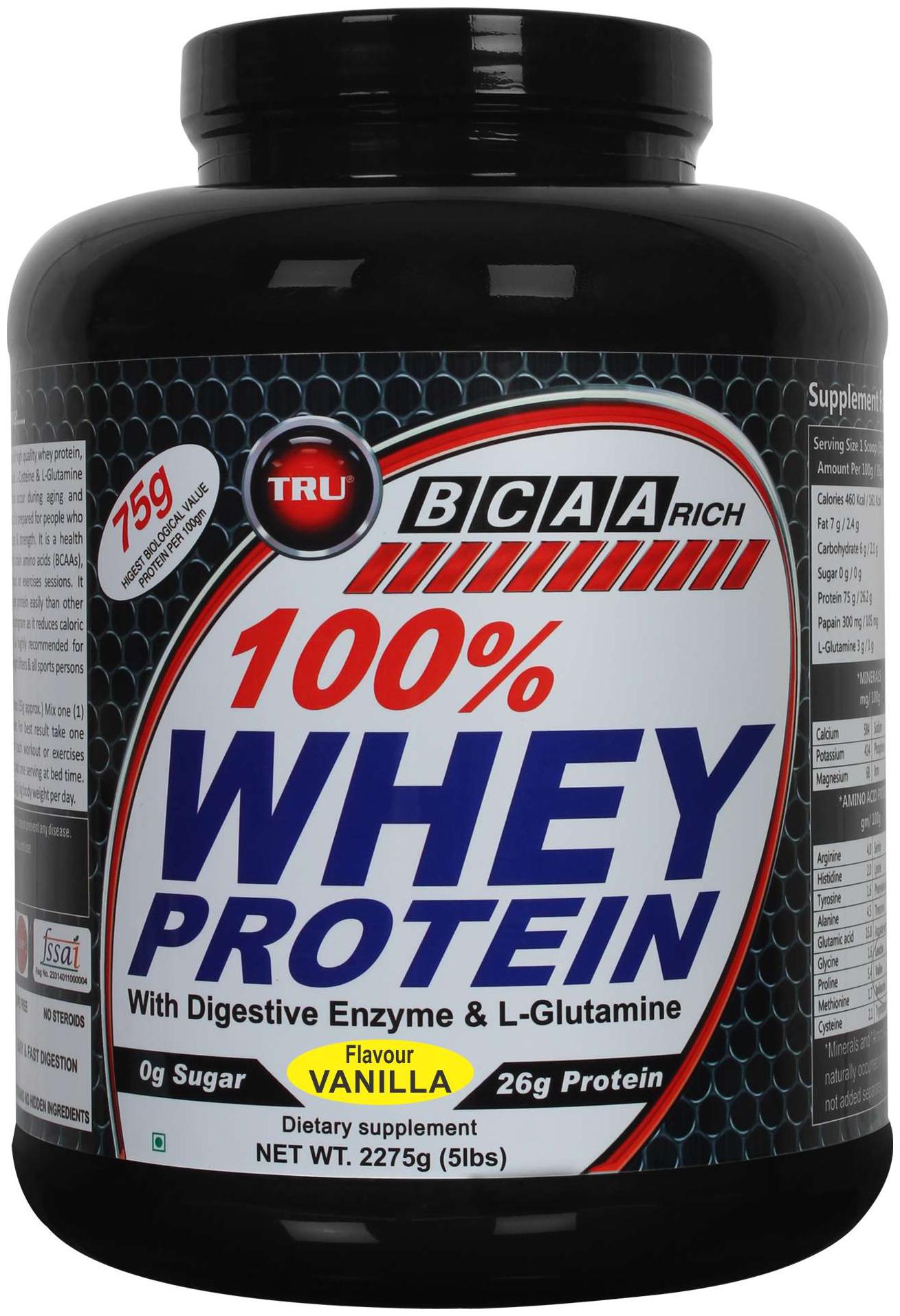 

Tru 100 Whey Protein Choco Vanilla 5lbs (2 275 kg)