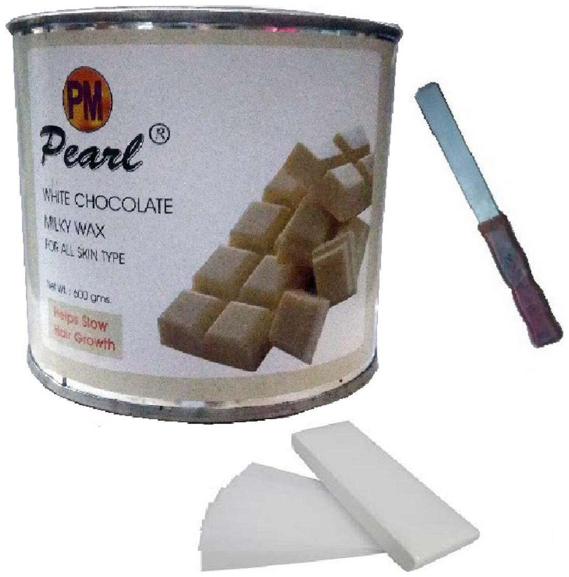 

White Chocolate with 90 strips Applicator Waxing Kit 600 g Pack of 3