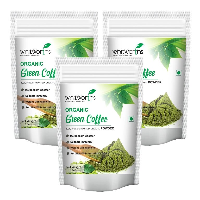 

Whitworths Green Coffee Powder 1kg (Pack of 3)