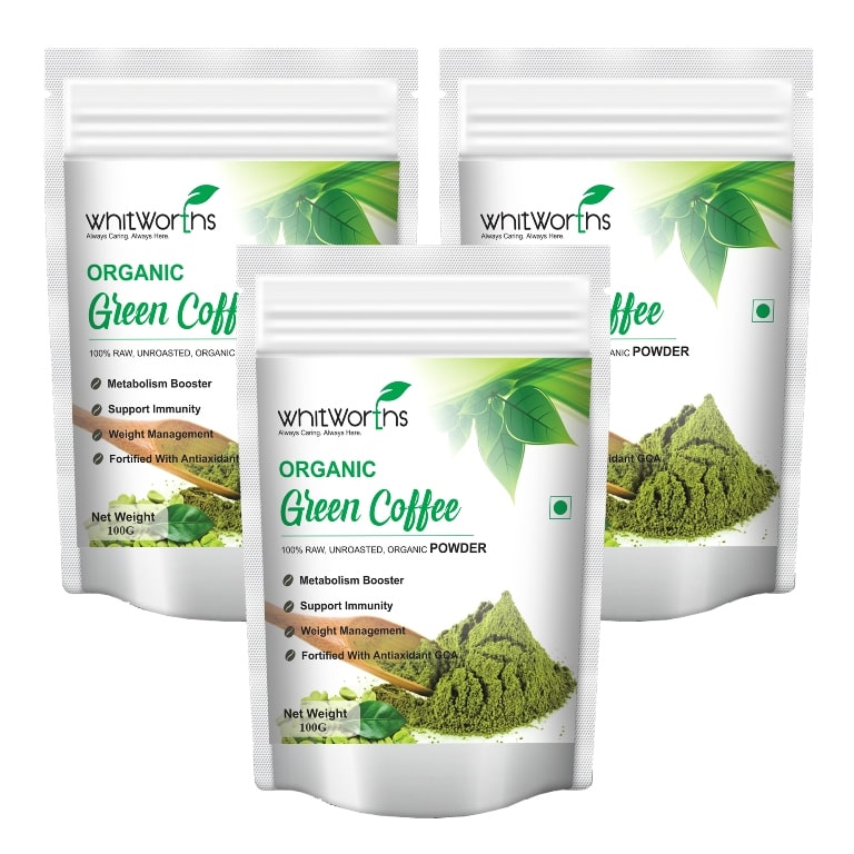 

Whitworths Green Coffee Powder 100g (Pack of 3)