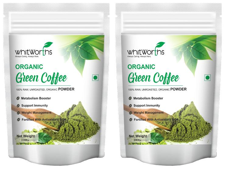 

Whitworths Green Coffee Beans Powder 100g ( Pack Of 2 )